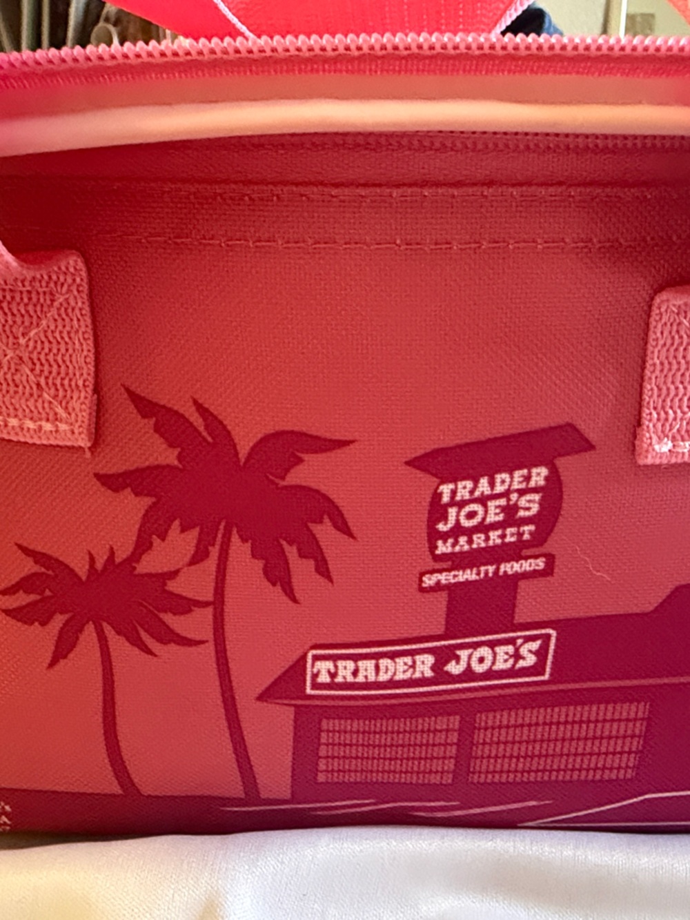 Trader Joe's Pink Insulated Food Storage Bag